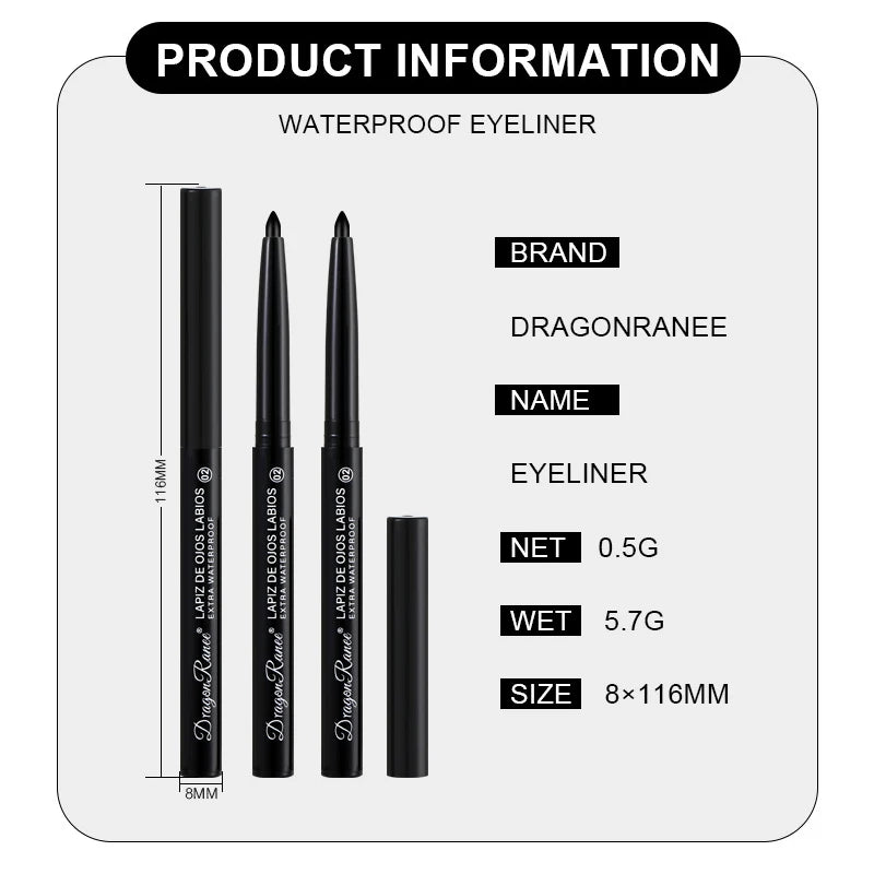 Dragonranee eyeliner with product information on a white background