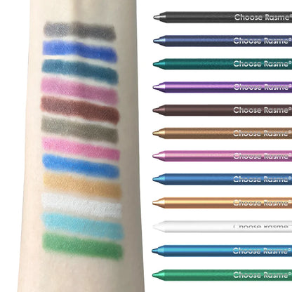 Color swatches on a arm with 'Choose Rasme' crayons displayed.