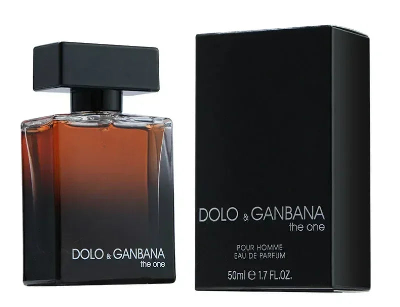 Dolce & Gabbana perfume bottle and packaging on a white background