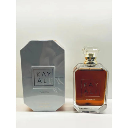 Kay Ali perfume bottle and packaging on a white background