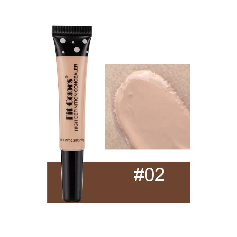 Fit Conceal high definition concealer with a swatch on a white background