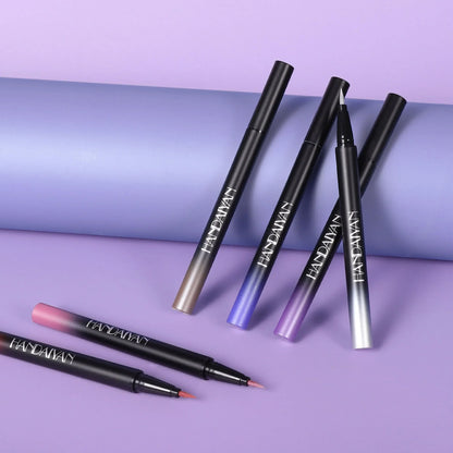 Set of makeup pencils with 'Fardan' branding on a purple background