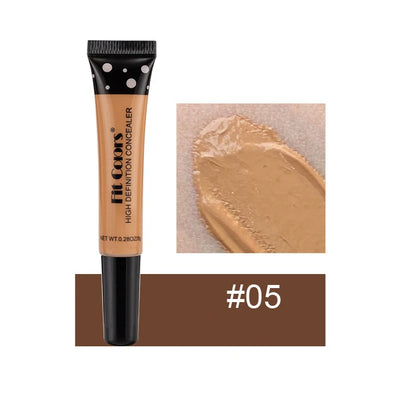 Fotobrush high definition concealer with swatch on a white background