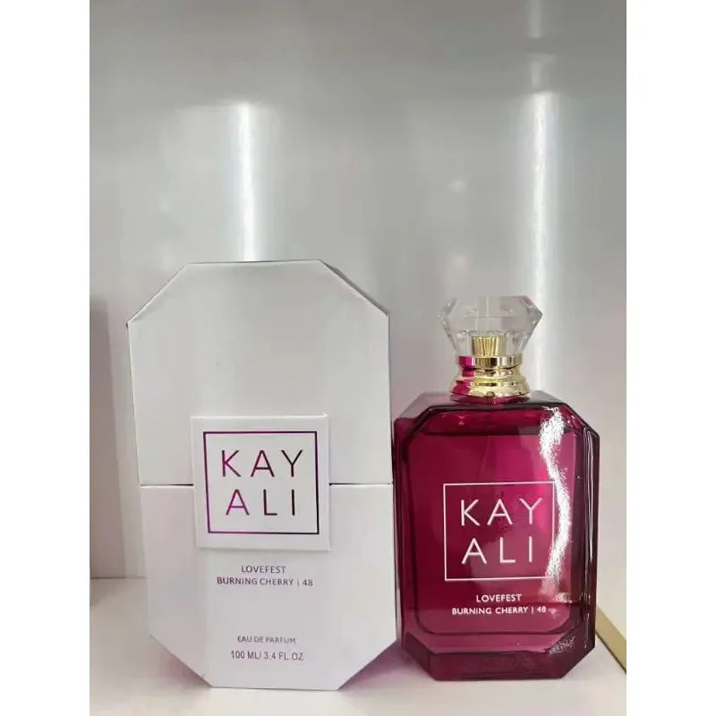 Kay Ali perfume bottle and packaging on a white background