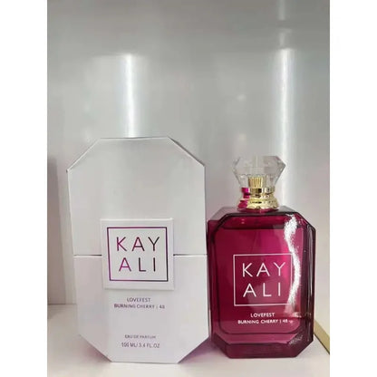 Kay Ali perfume bottle and packaging on a white background
