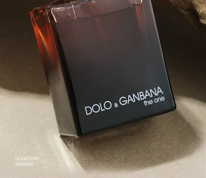Dolo & Ganbana perfume bottle on a textured surface