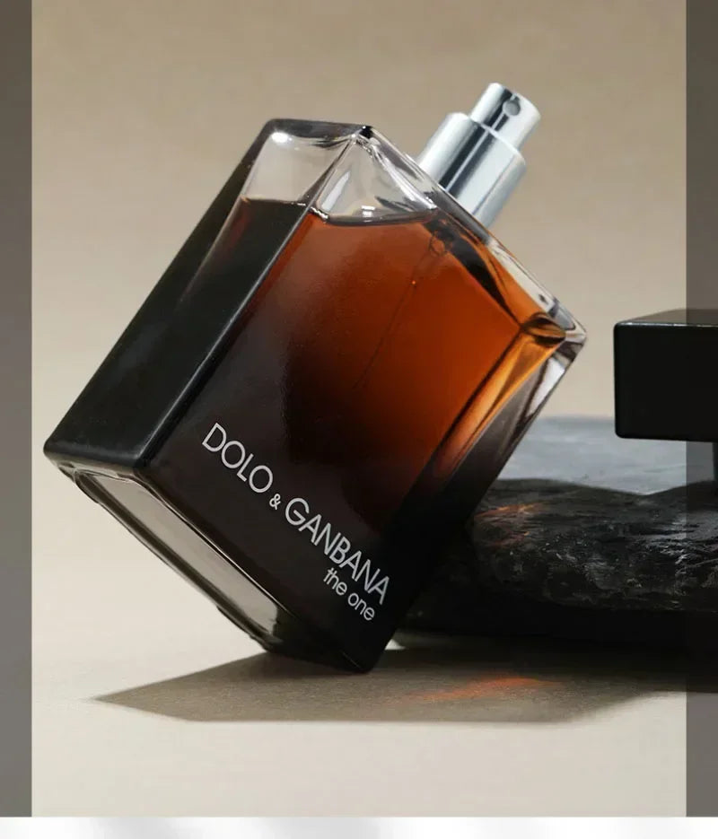 Perfume bottle labeled 'Dolo & Ganaba' on a neutral background