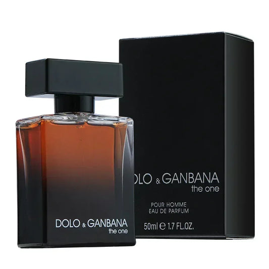 Dolce & Gabbana perfume bottle and packaging on a white background